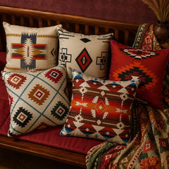Terracotta Southwestern Printed Cushion Covers Pack of 5