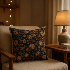 Midnight Bloom Tapestry Printed Cushions Cover Pack of 2