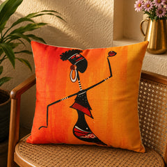 Egyptian Cleopatra Printed Cushion Covers Pack of 5