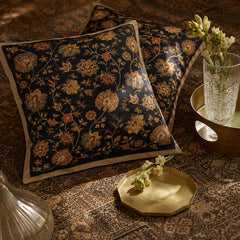 Midnight Bloom Tapestry Printed Cushions Cover Pack of 2