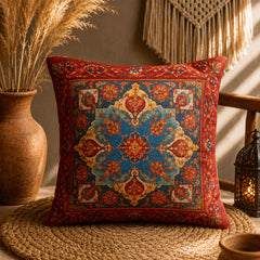Vibrant Oriental Printed Cushion Cover pack of 4