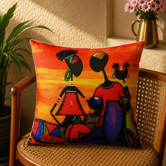Egyptian Cleopatra Printed Cushion Covers Pack of 5